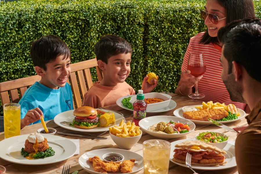 Brewers fayre feed the family at £15 menu